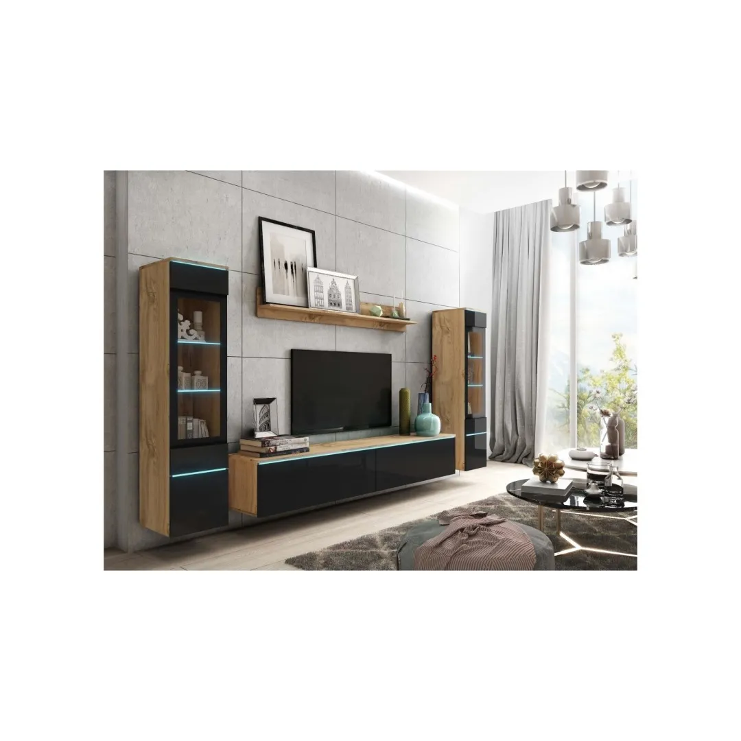 Meblościanka VEVE 2, zestaw mebli do salonu