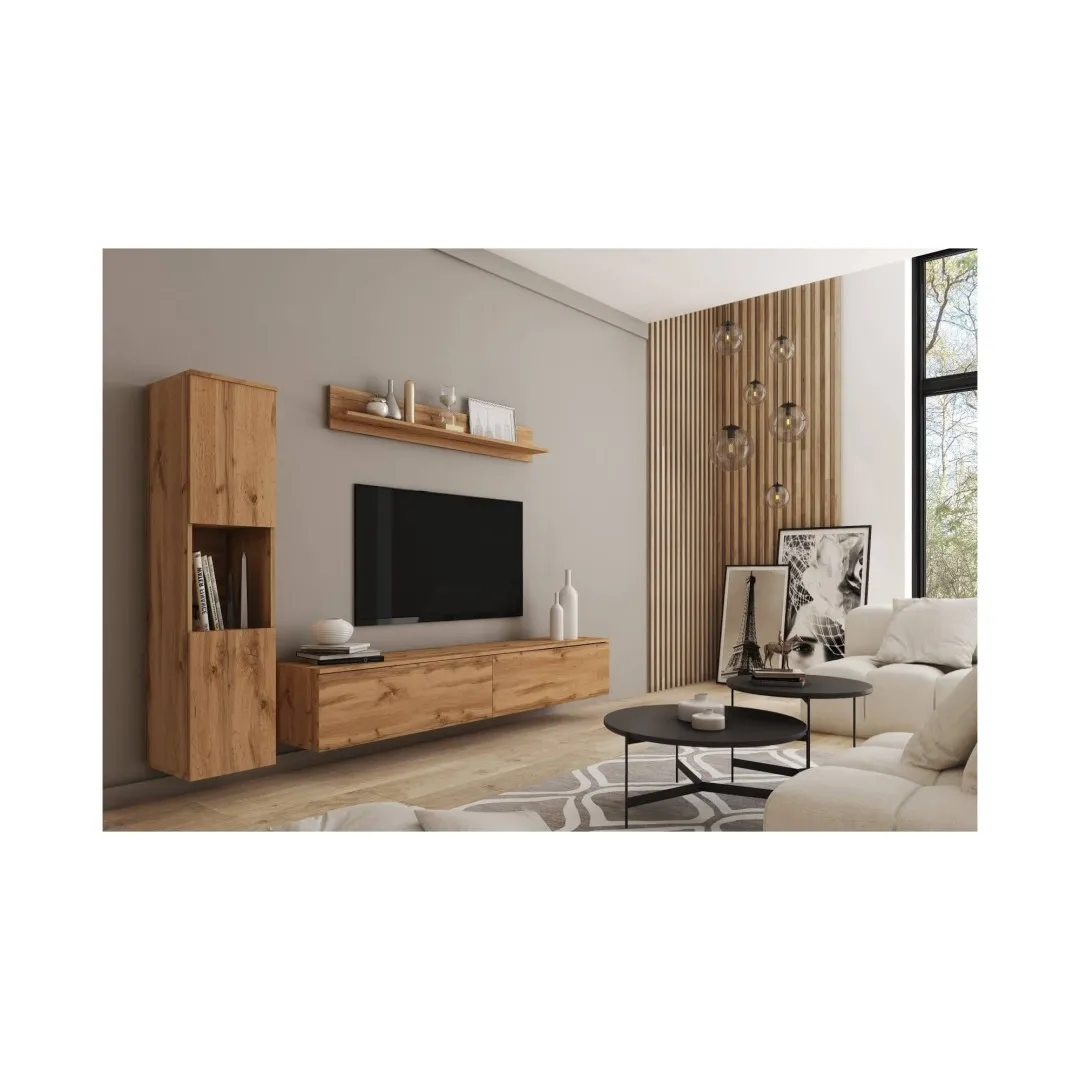 Meblościanka PARMA w kolorze dąb Wotan