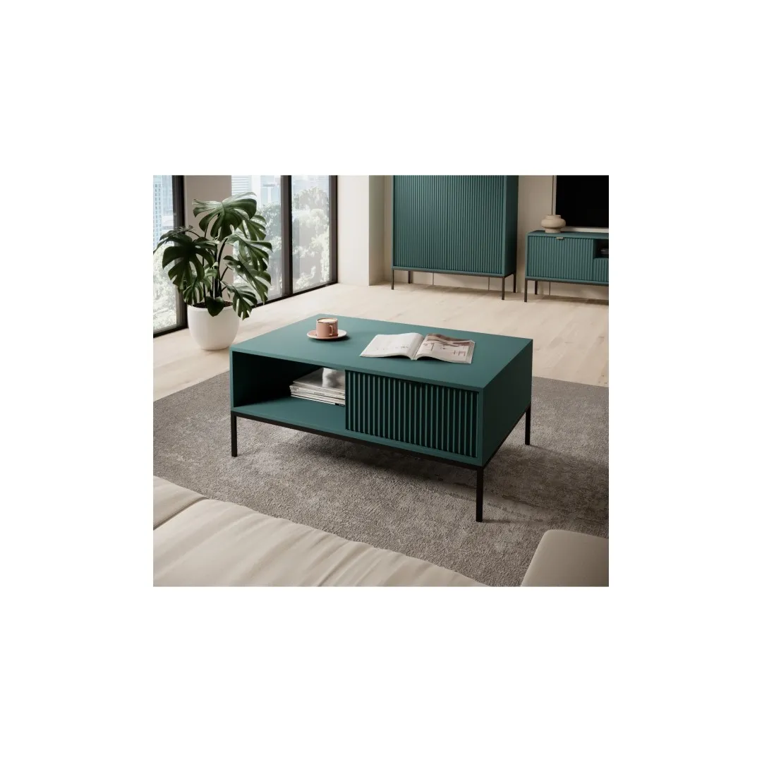 Stolik kawowy "NOVA" na metalowych nogach