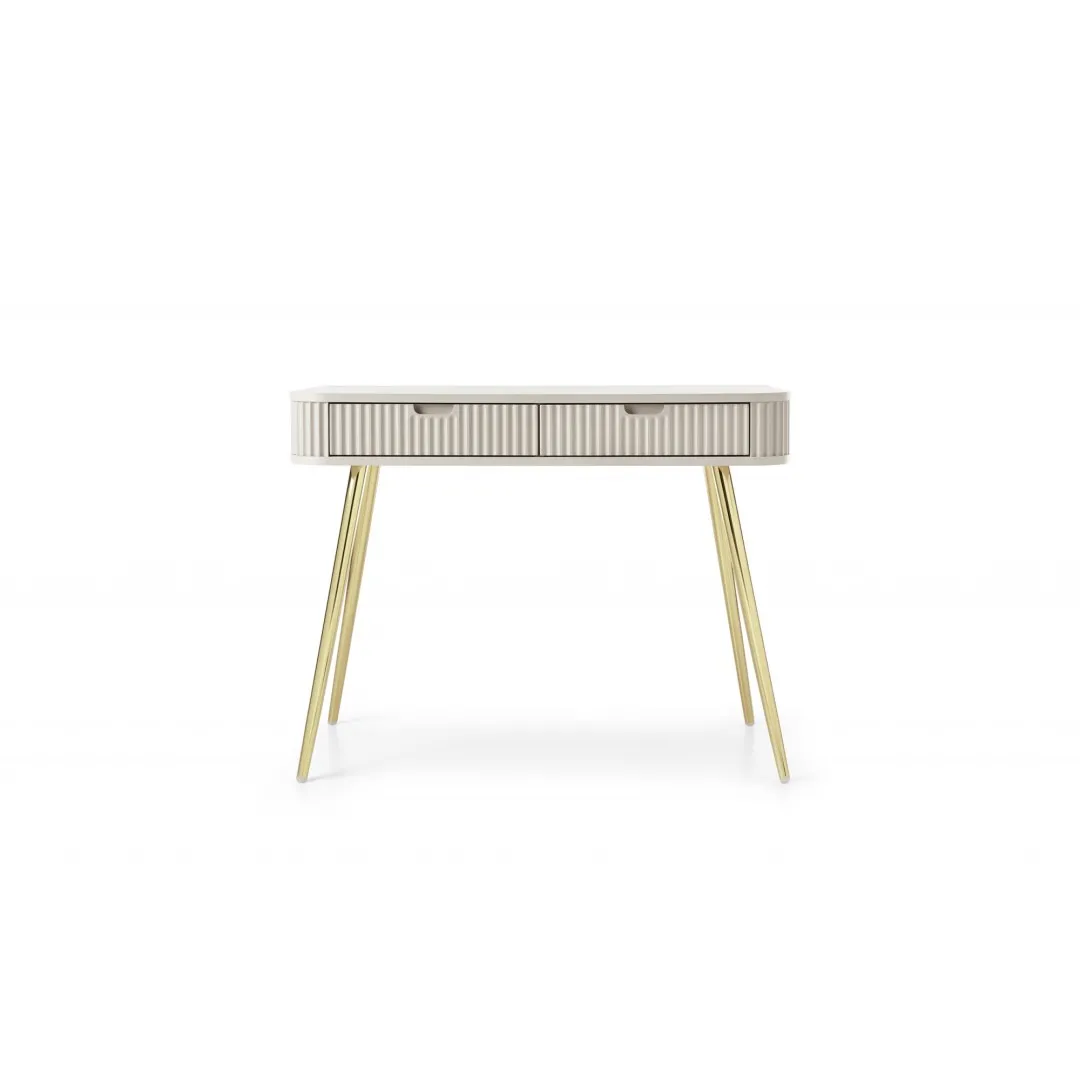 Toaletka ZOYA z ryflowanymi frontami